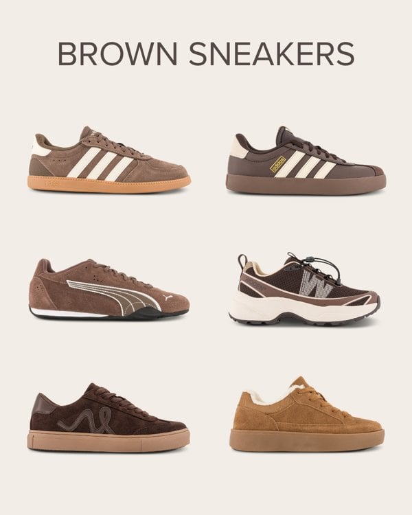 Content Feed Brown Sneakers